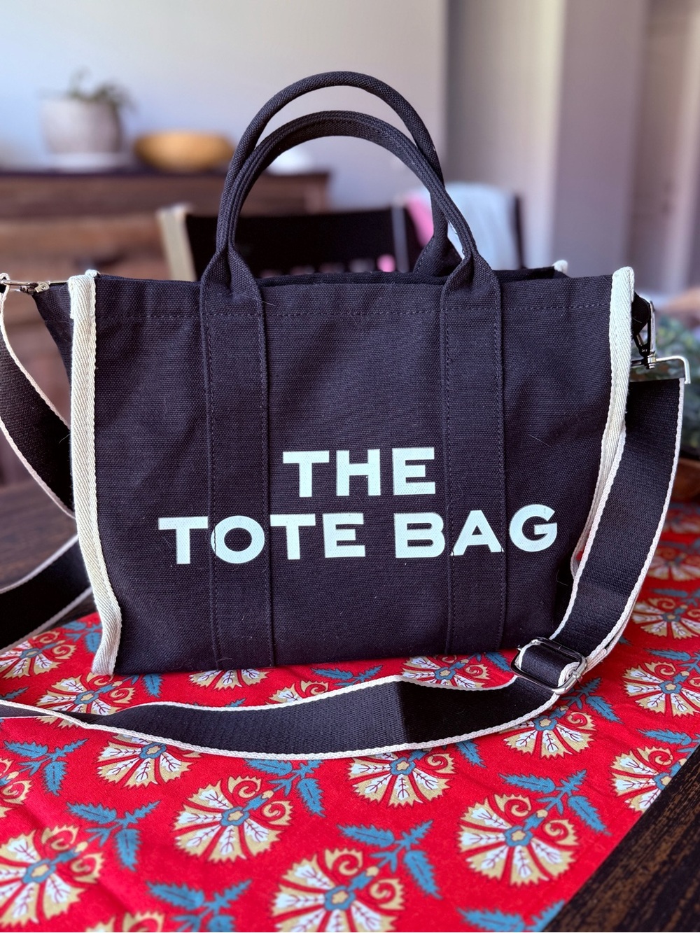 Black Canvas The Tote Bag